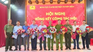Tổng kết công tác Hội Cựu Công an nhân dân huyện Tuyên Hóa