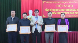 Đảng uỷ cơ quan Mặt trận, Đoàn thể huyện triển khai nhiệm vụ công tác xây dựng Đảng năm 2025