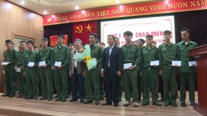 Ủy ban Nhân dân xã Đồng Lê gặp mặt quân nhân hoàn thành nghĩa vụ quân sự trở về địa phương năm 2026