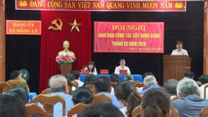 Hội nghị giao ban công tác xây dựng Đảng tháng 2 năm 2026
