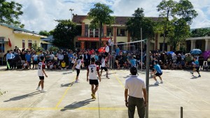 Xã Tuyên Lâm khai mạc Giải bóng chuyền nam chào mừng kỷ niệm 80 năm Cách mạng Tháng Tám và Quốc khánh 2/9