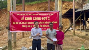 Xã Tuyên Lâm: Khởi công xây dựng nhà ở cho đồng bào dân tộc