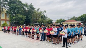 Khai mạc giải bóng chuyền xã Đồng Lê năm 2025