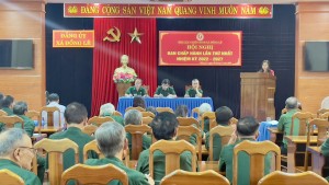 Hội nghị Ban Chấp hành Hội Cựu chiến binh xã Đồng Lê lần thứ nhất  nhiệm kỳ 2022-2027