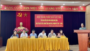 Đại biểu HĐND tỉnh Quảng Trị tiếp xúc cử tri sau kỳ họp thứ 2