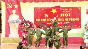Học sinh hào hứng tham gia ngày Hội học sinh tiểu học năm học 2024 -2025