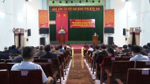 Tuyên Hóa: Thông báo nhanh kết quả hội nghị lần thứ 4 Ban chấp hành Trung ương Đảng khoá XIII