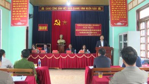 Hội nghị tiếp xúc cử tri của những người ứng cử đại biểu HĐND tỉnh và đại biểu HĐND xã nhiệm kỳ 2026 – 2031