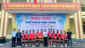Hơn 230 học sinh Trung học cơ sở tham gia Hội thi thể thao học sinh cấp huyện năm học 2024 -2025