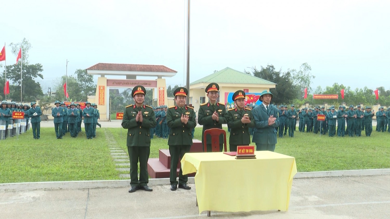 Lực lượng vũ trang huyện Tuyên Hóa phát huy phẩm chất Bộ đội Cụ Hồ, nỗ lực thi đua học tập và làm theo lời Bác