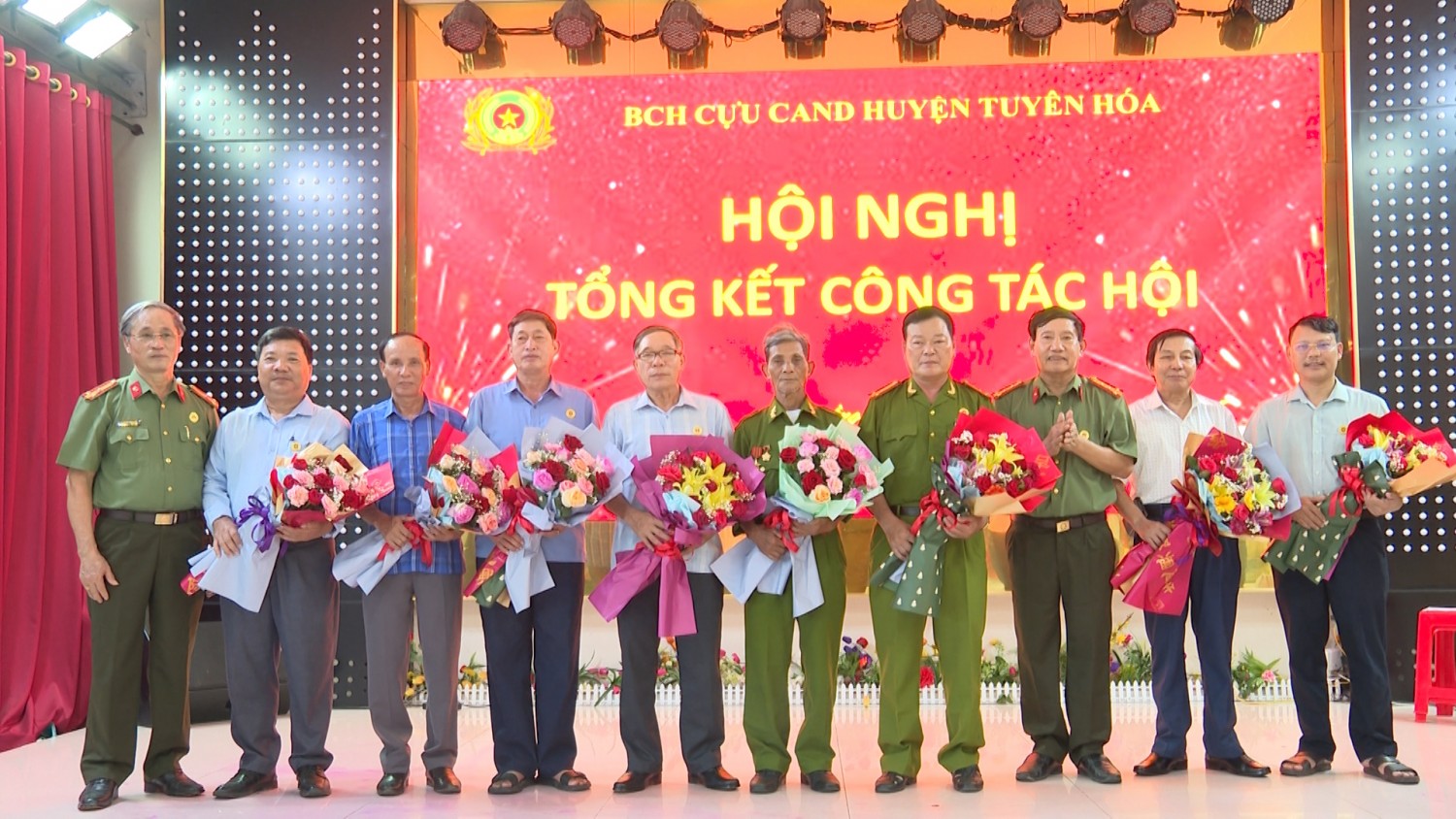 Tổng kết công tác Hội Cựu Công an nhân dân huyện Tuyên Hóa