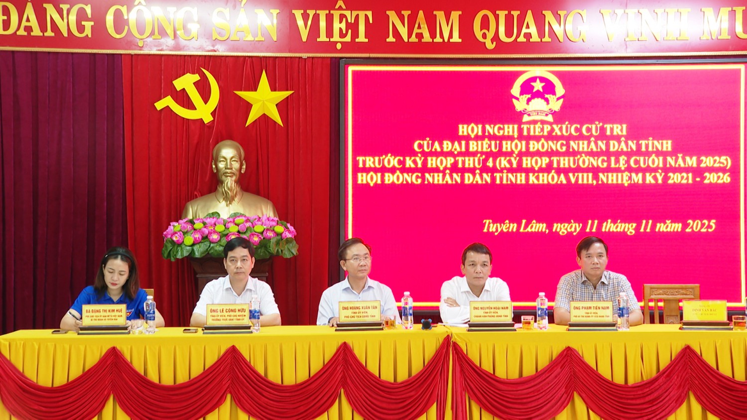 Đại biểu HĐND tỉnh tiếp xúc cử tri tại xã Tuyên Lâm