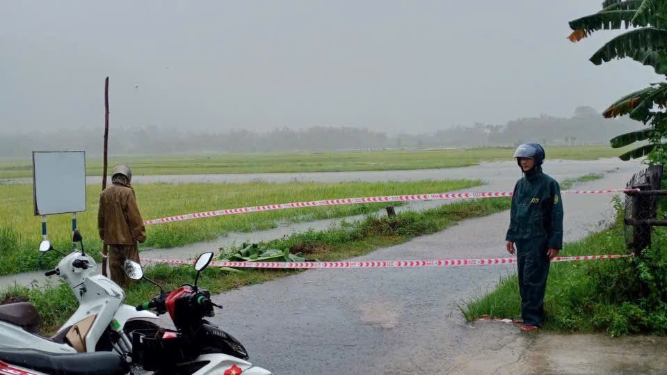 Xã Tuyên Hóa triển khai các biện pháp ứng phó bão số 5