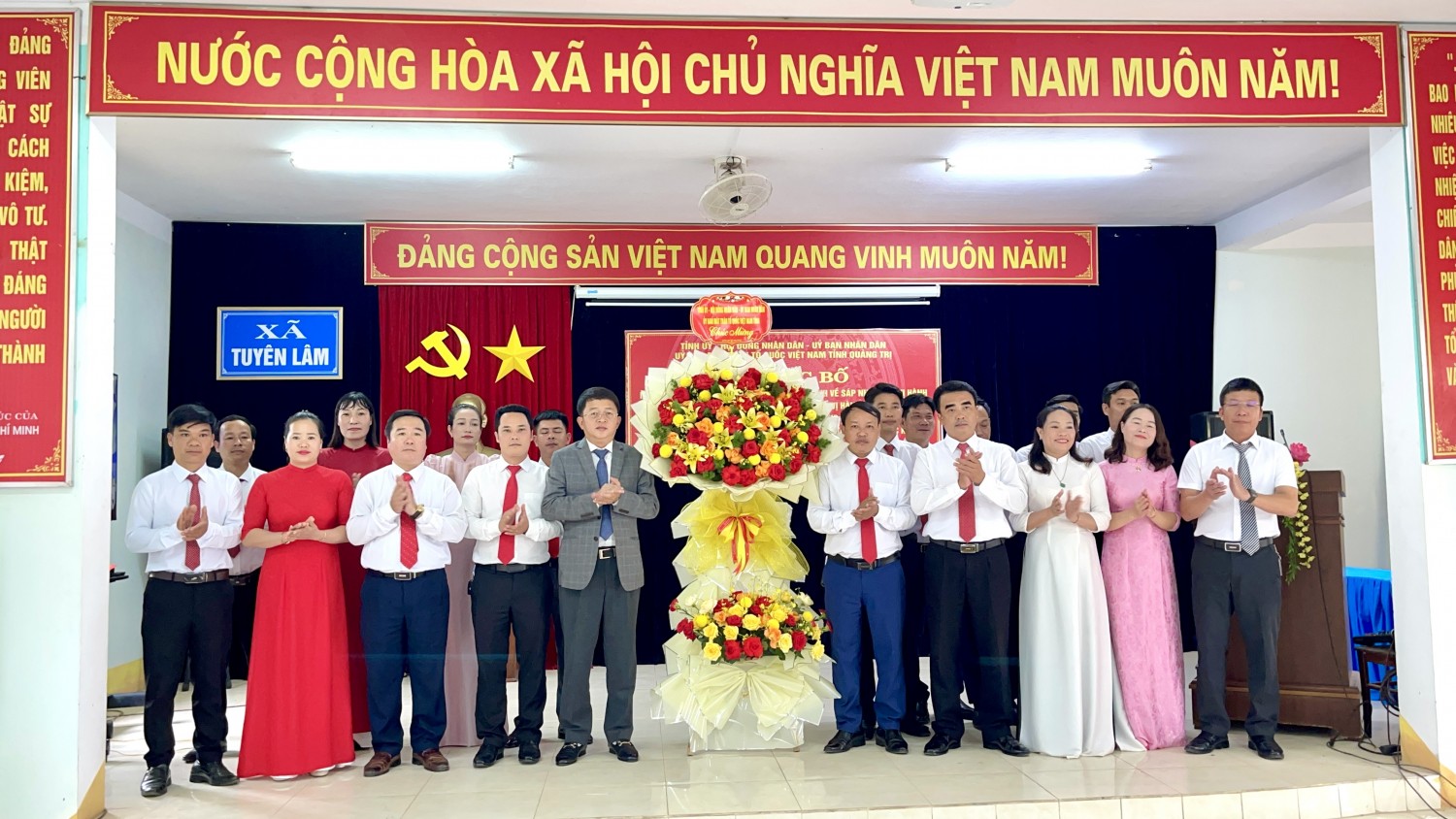 Ban chấp hành Đảng bộ xã Tuyên Lâm, tỉnh Quảng Trị.