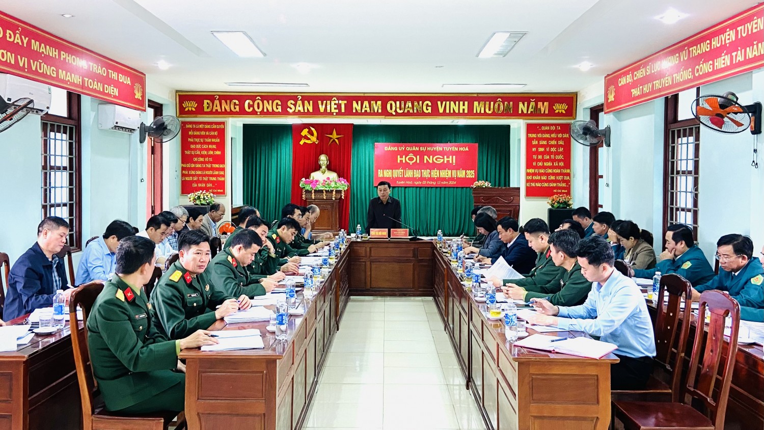 Đảng ủy Quân sự huyện ra Nghị quyết lãnh đạo thực hiện nhiệm vụ năm 2025