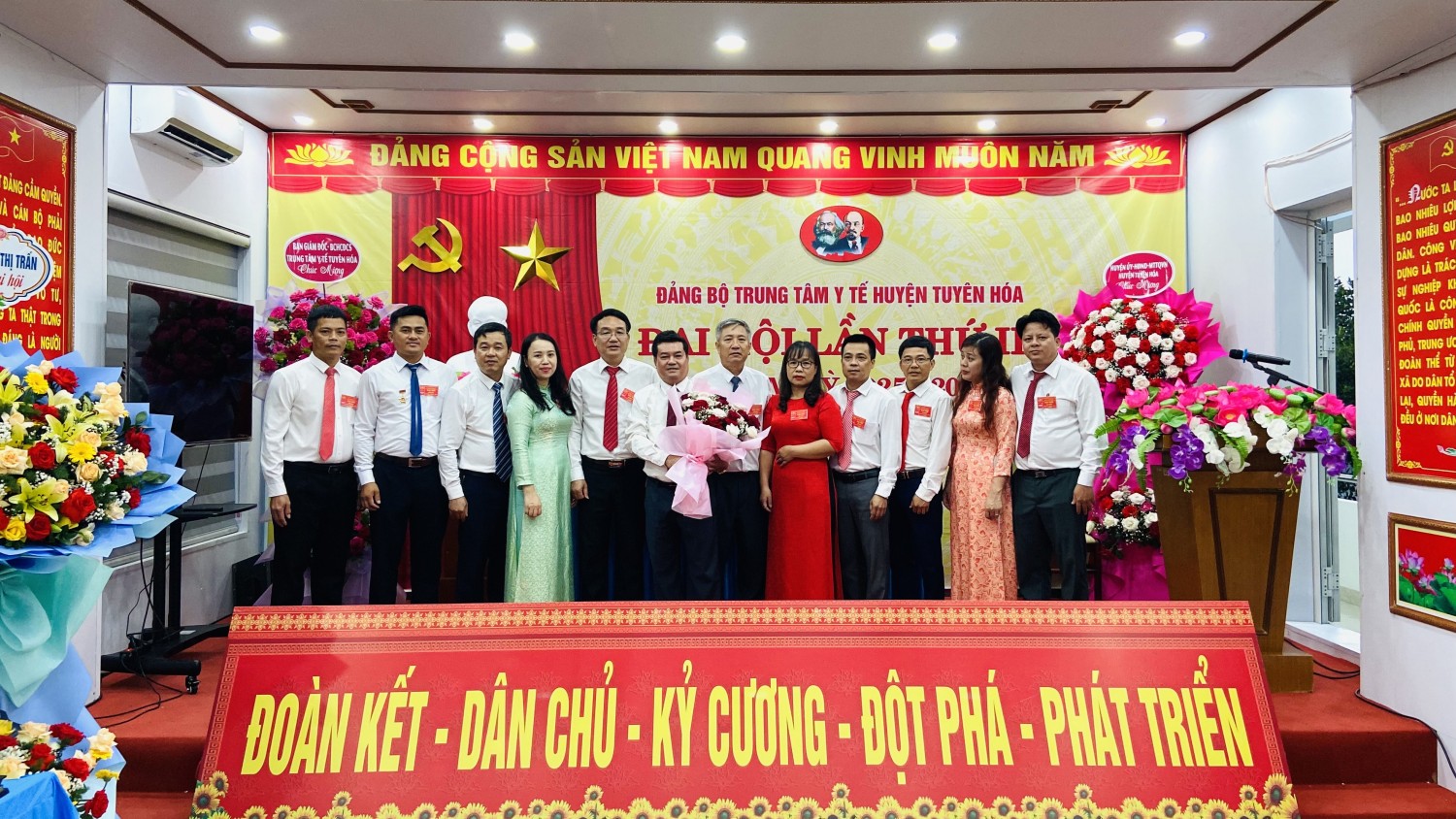 Đại hội Đảng bộ Trung tâm Y tế huyện Tuyên Hóa lần thứ III, nhiệm kỳ 2025-2030