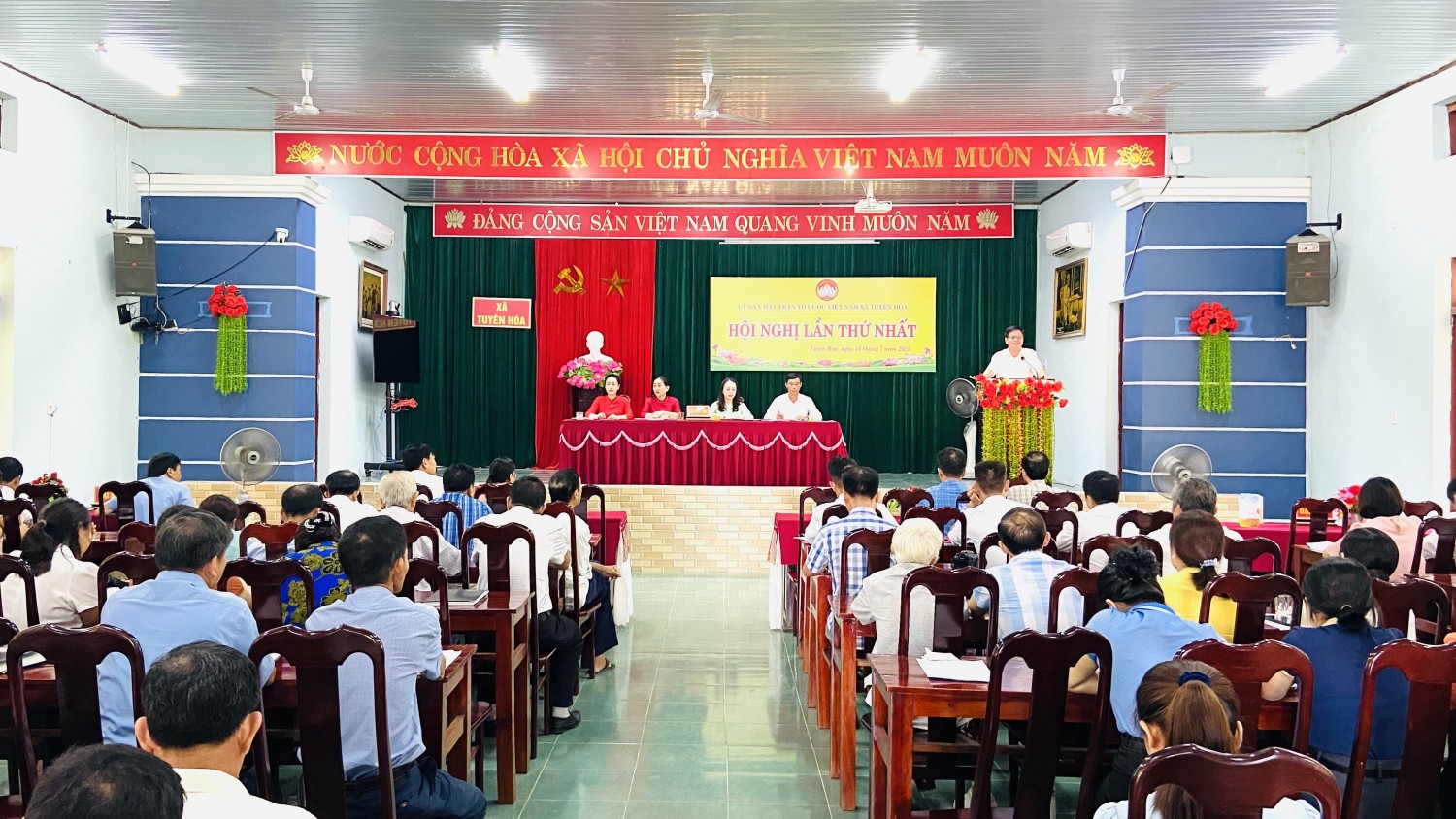 Hội nghị lần thứ nhất Ủy ban MTTQ Việt Nam xã Tuyên Hóa nhiệm kỳ 2024 – 2029