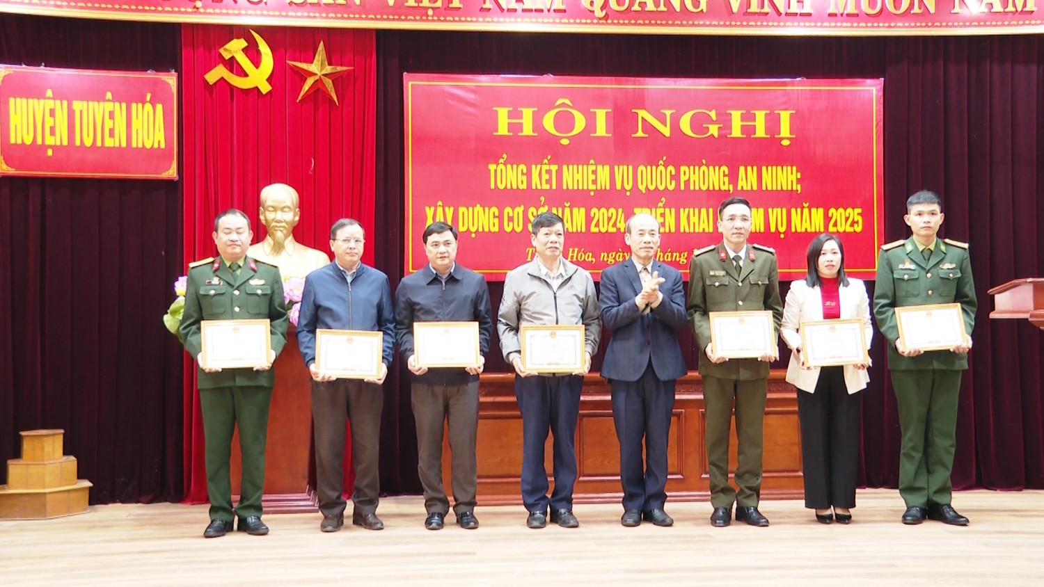 Tổng kết nhiệm vụ quốc phòng, an ninh, xây dựng cở sở năm 2024