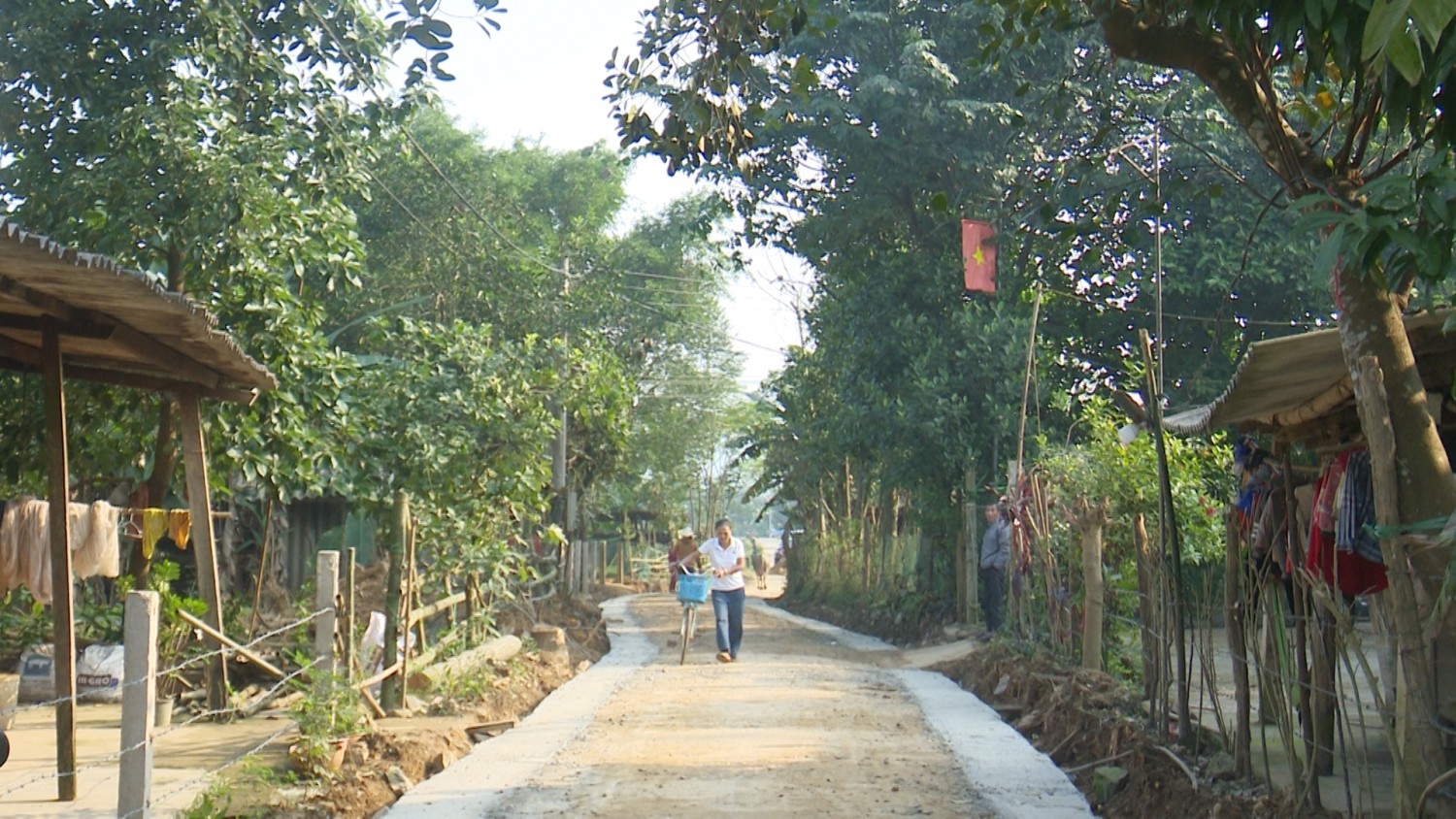Xã Thanh Hoá: Vận động nhân dân hiến đất mở rộng đường giao thông nông thôn