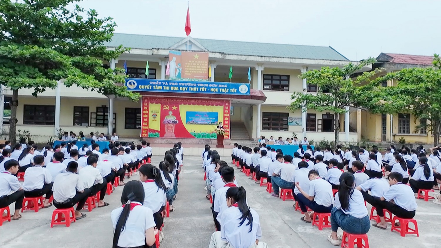 Trường THCS Sơn Hóa tổ chức Ngày hội Sách và Văn hóa đọc